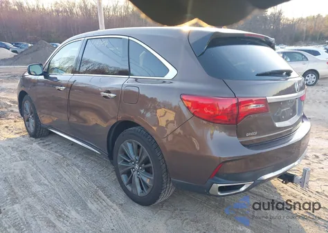 2019 Acura Mdx Tech Pkg z USA, uszkodzony, nr VIN 5J8YD4H58KL014228